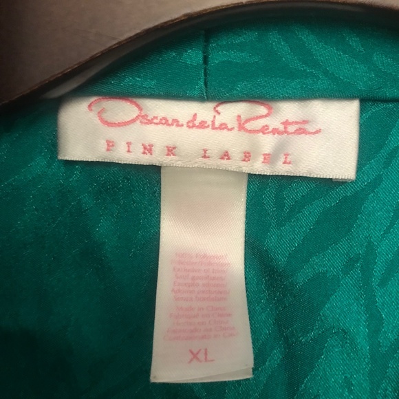 OSCAR DE LA RENTA Green Top - Picture 8 of 8